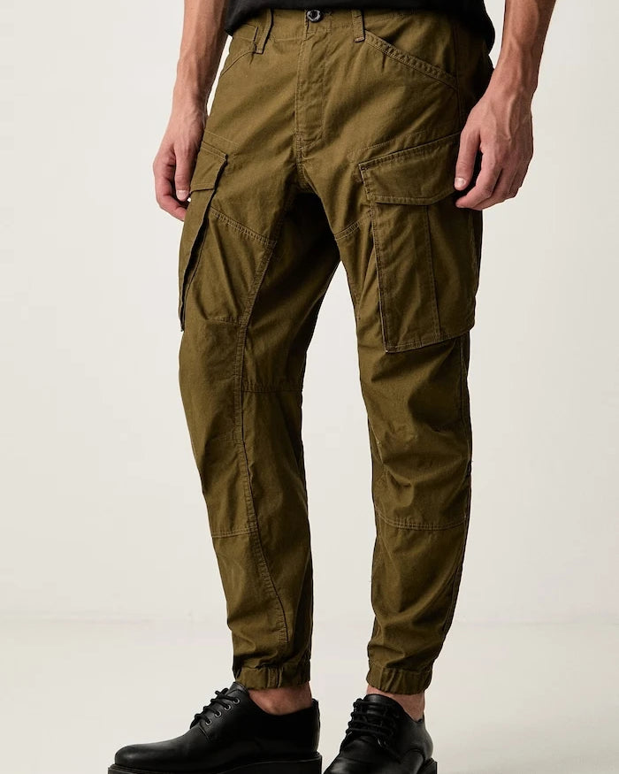 G-Star erkek pamuklu Cargo 3D regular tapered cuffed pantolon