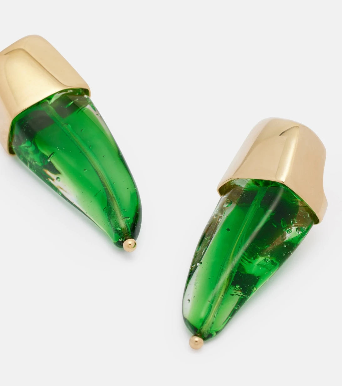 Bottega Veneta - Prisma glass earrings