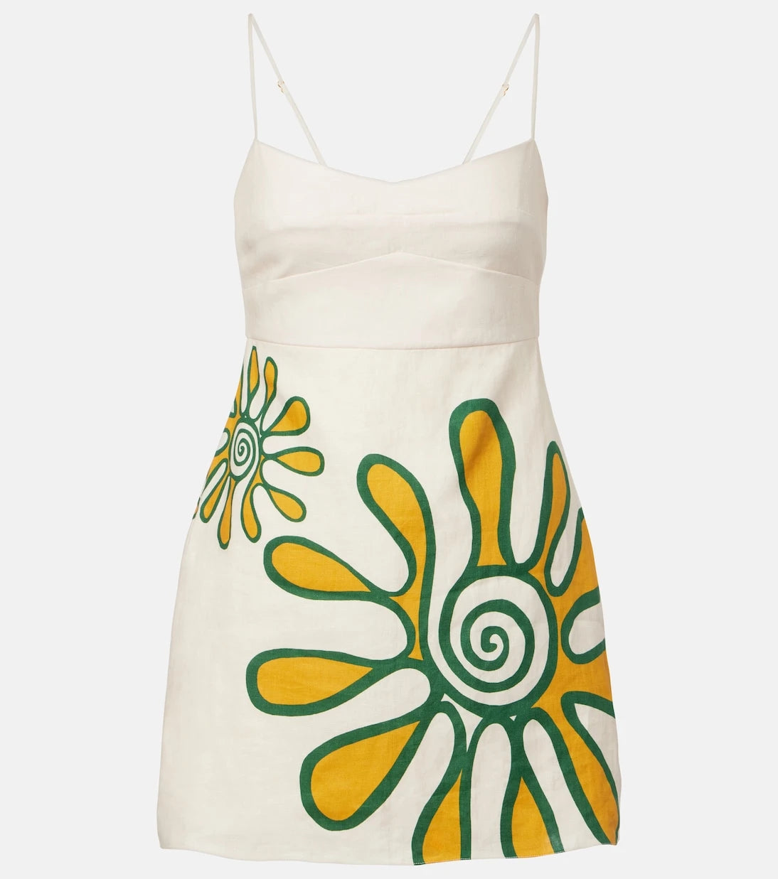 Cala de la Cruz - Lucca printed linen minidress