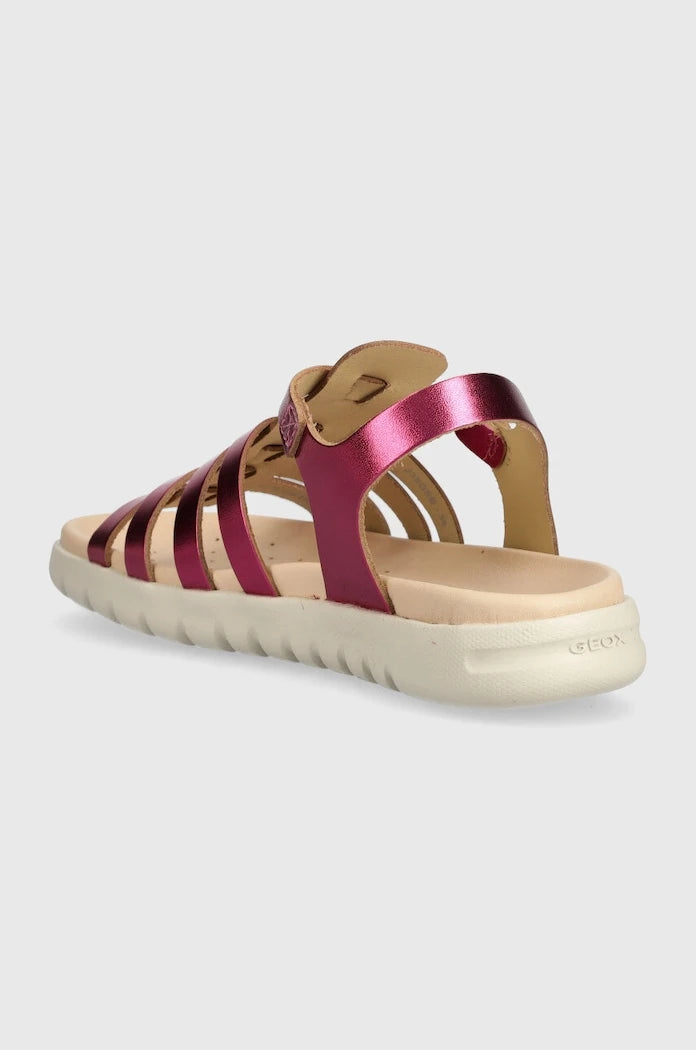 Детски сандали от кожа Geox SANDAL SOLEIMA