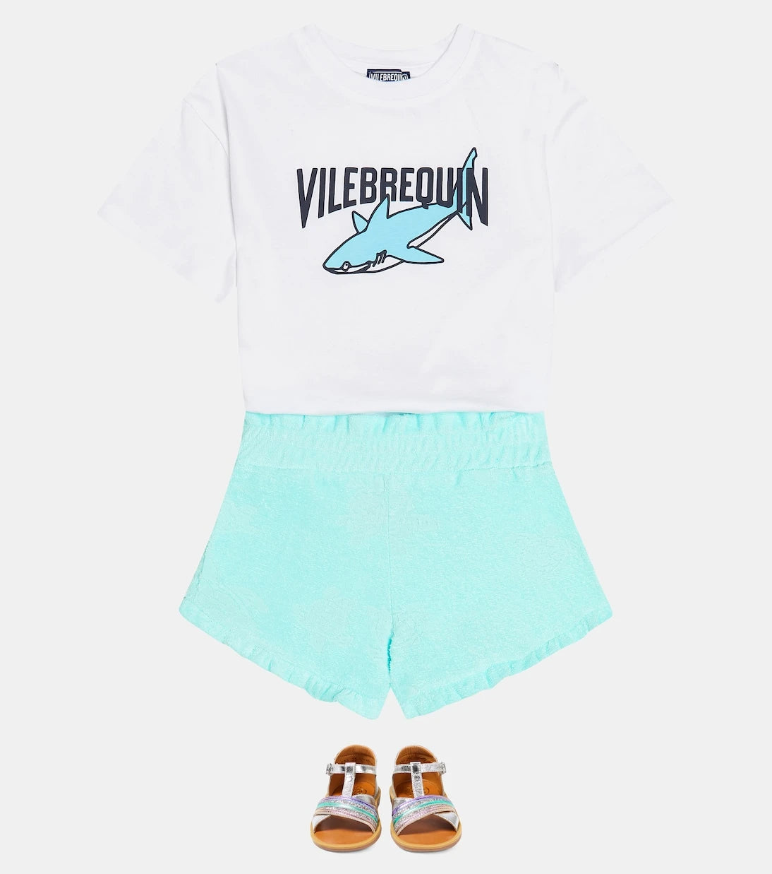 Vilebrequin Kids - Cotton terry jacquard shorts