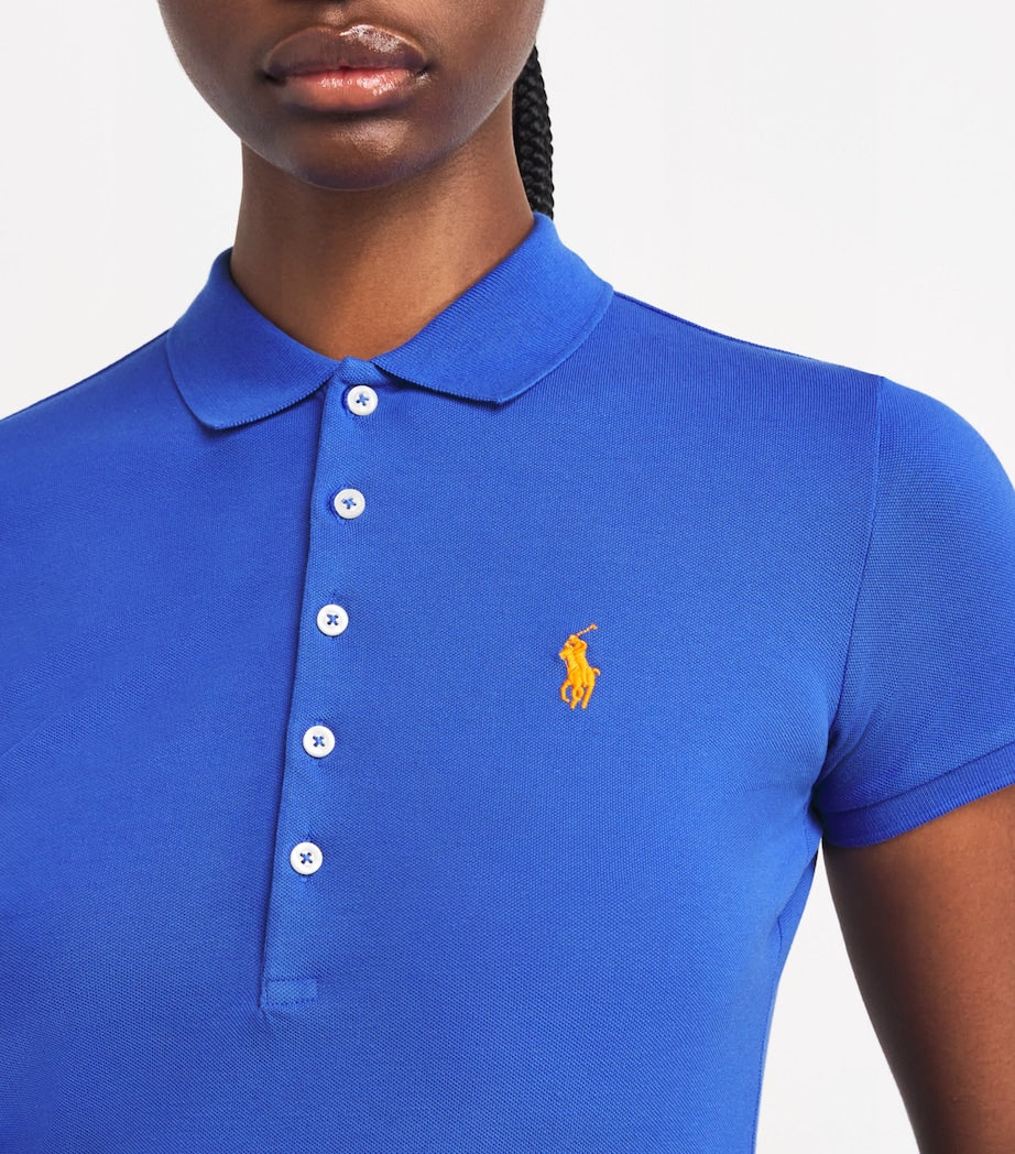 Blue Cotton Julie Polo Shirt