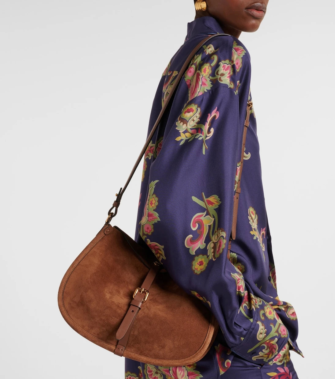 Etro - Small suede tote bag