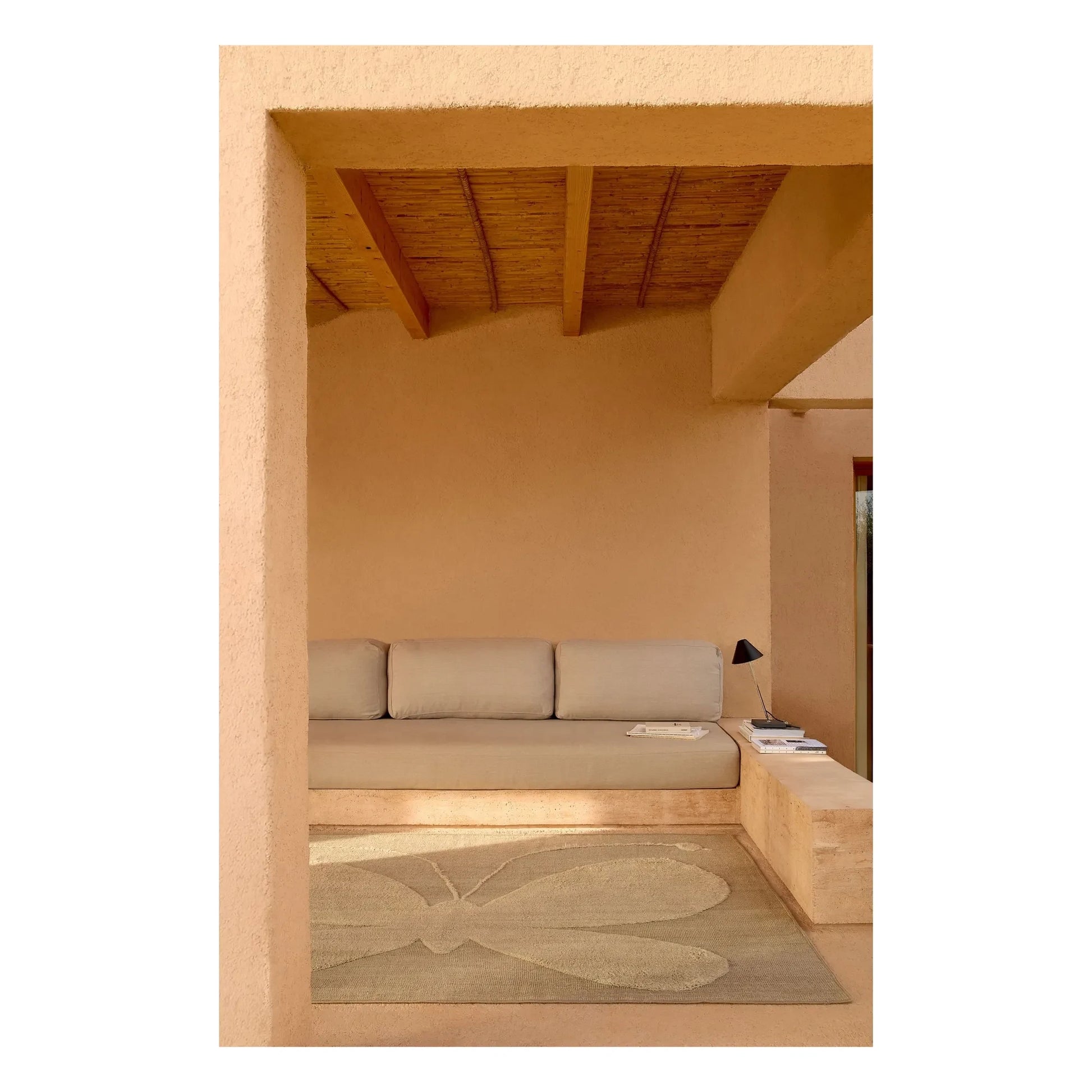 Nanimarquina - Butterfly wool rug, Lucia Eames | Beige