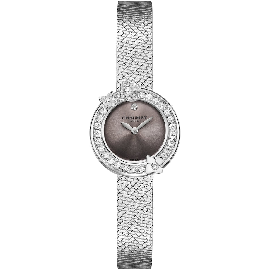 Stainless Steel and Diamond Hortensia Watch 22.4mm