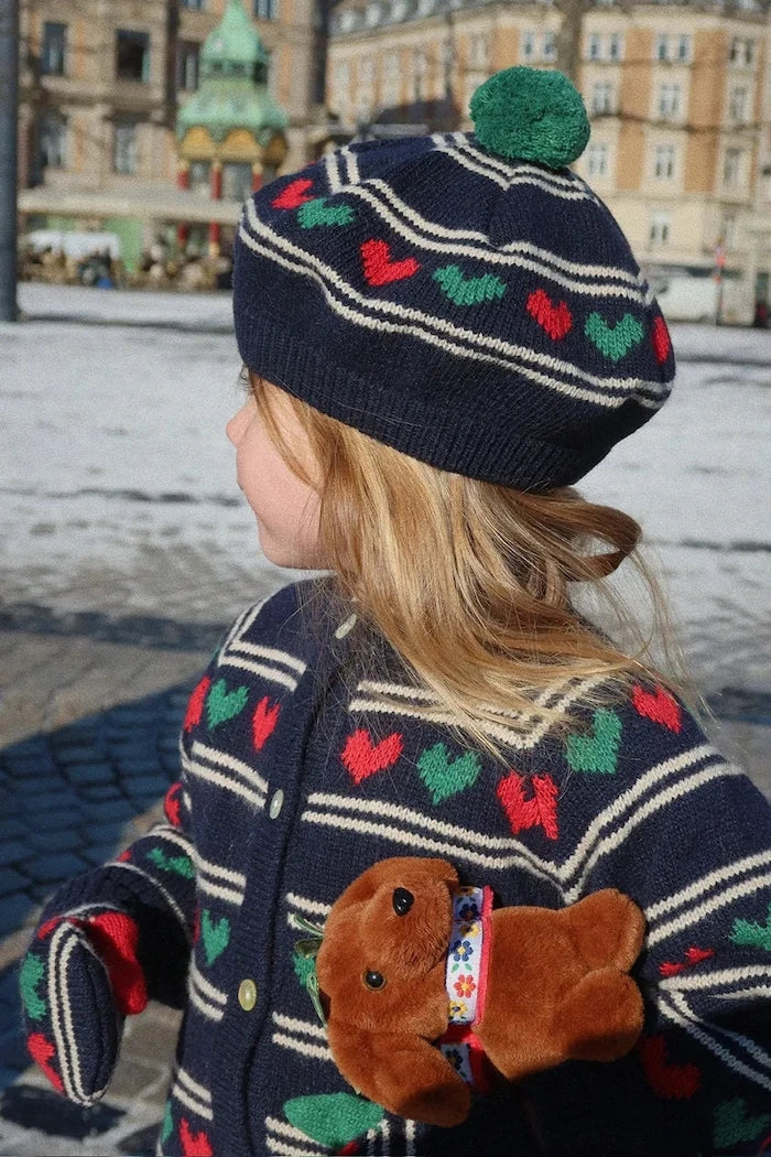 Konges Sløjd BELOU KNIT BERET Yün Çocuk Bere