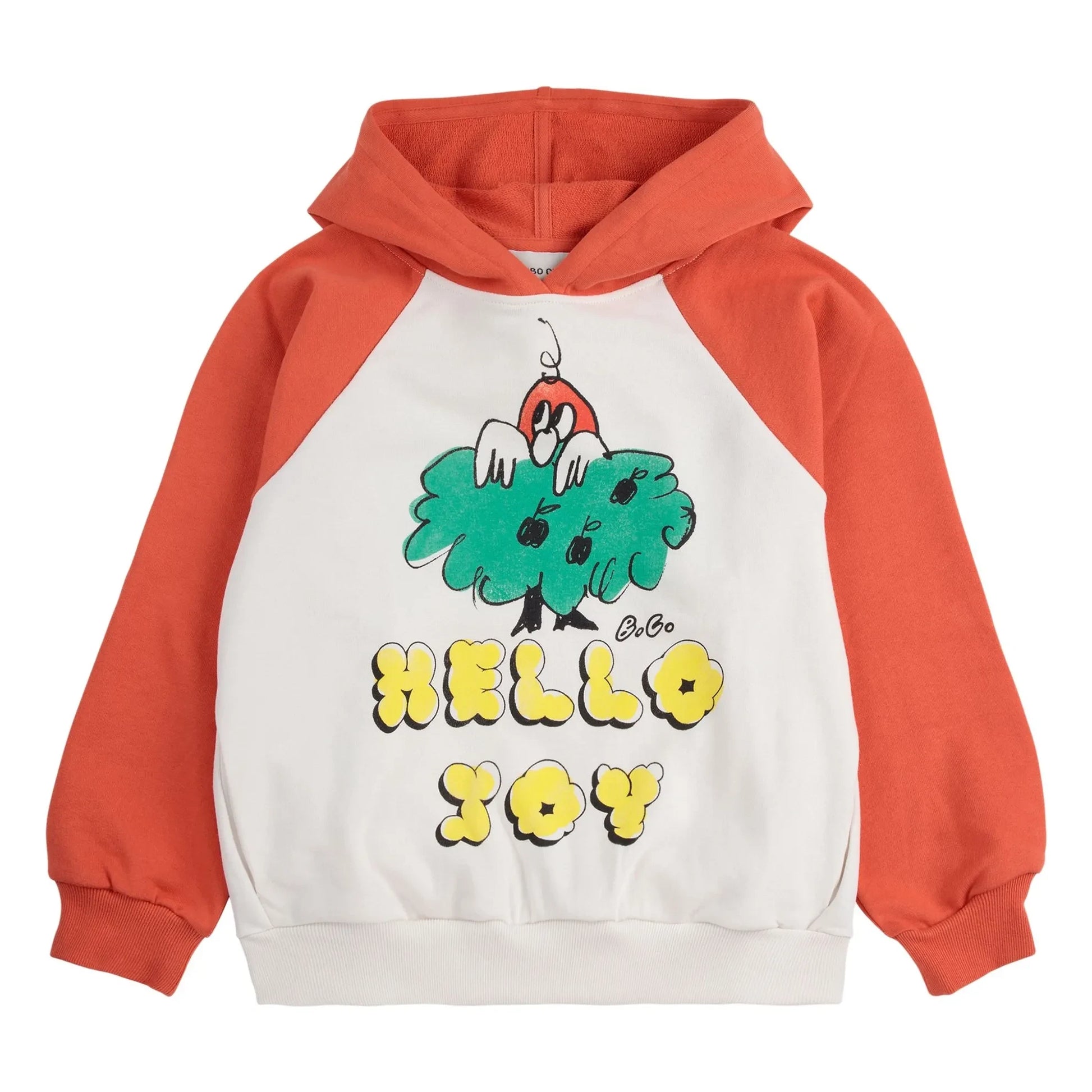 Bobo Choses - Hello Joy Hoodie Organic cotton | Red