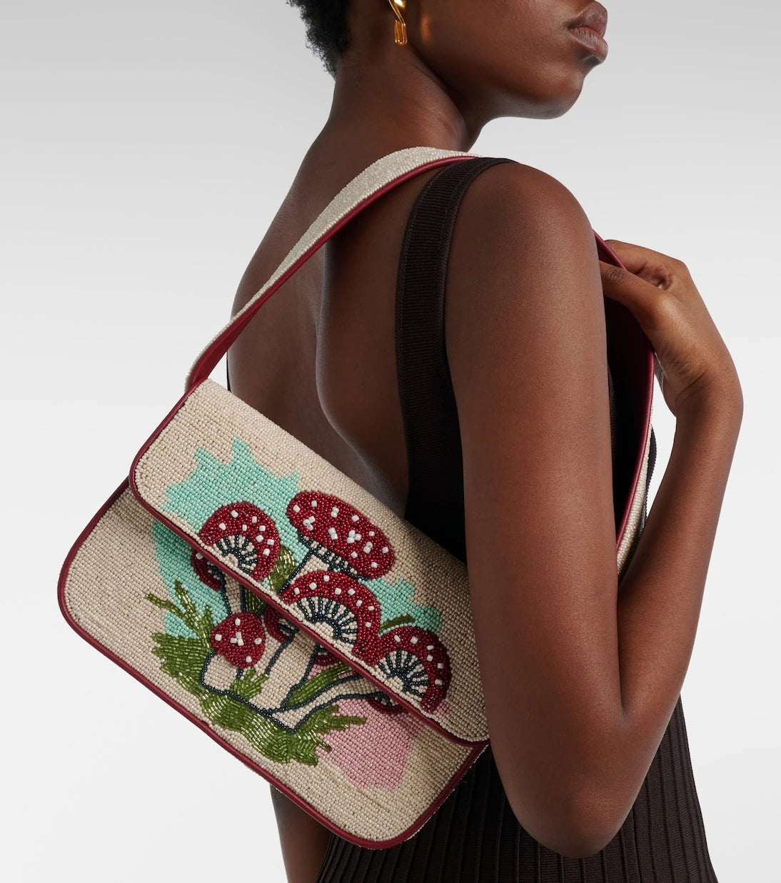 Staud - Tommy beaded shoulder bag