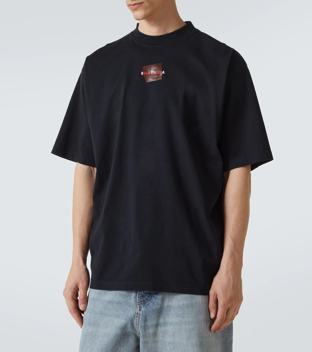 Balenciaga - Logo cotton jersey T-shirt