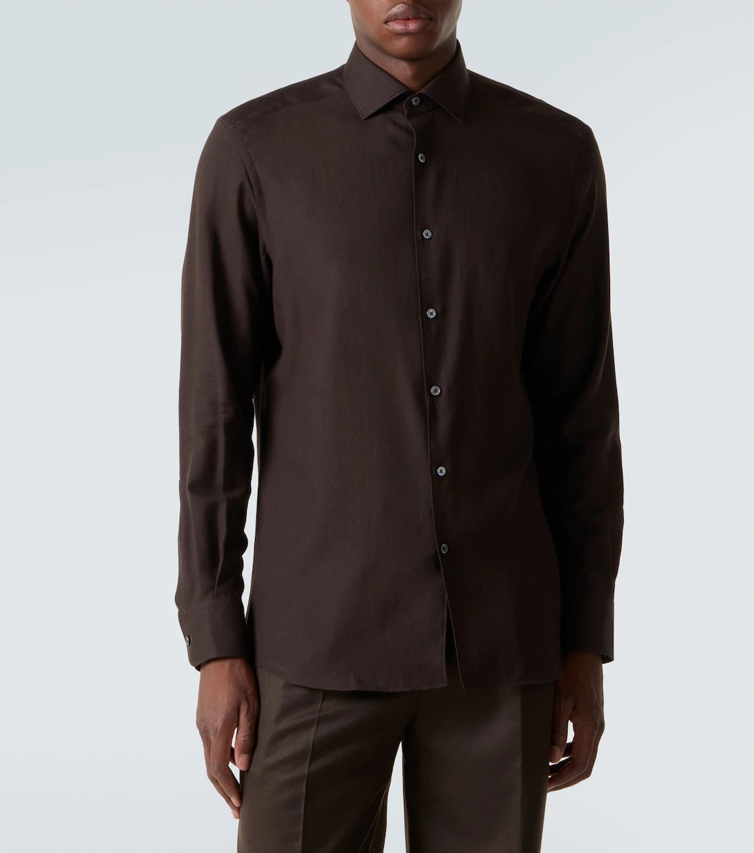 Zegna - Cotton and cashmere shirt