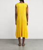 Pleats Please Issey Miyake Yellow Monthly Colors July Midi Dress