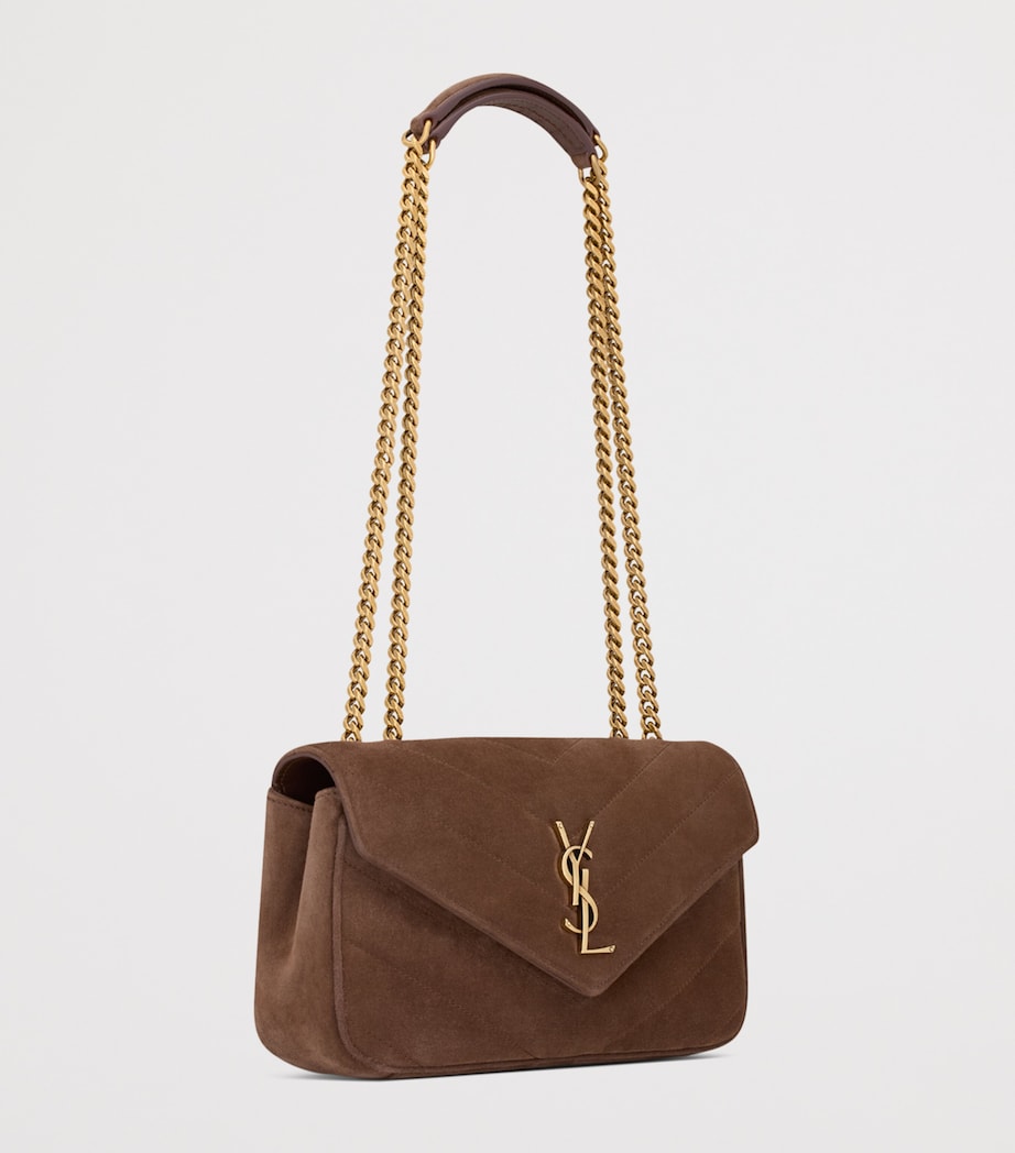 Saint Laurent Brown Small Loulou Shoulder Bag