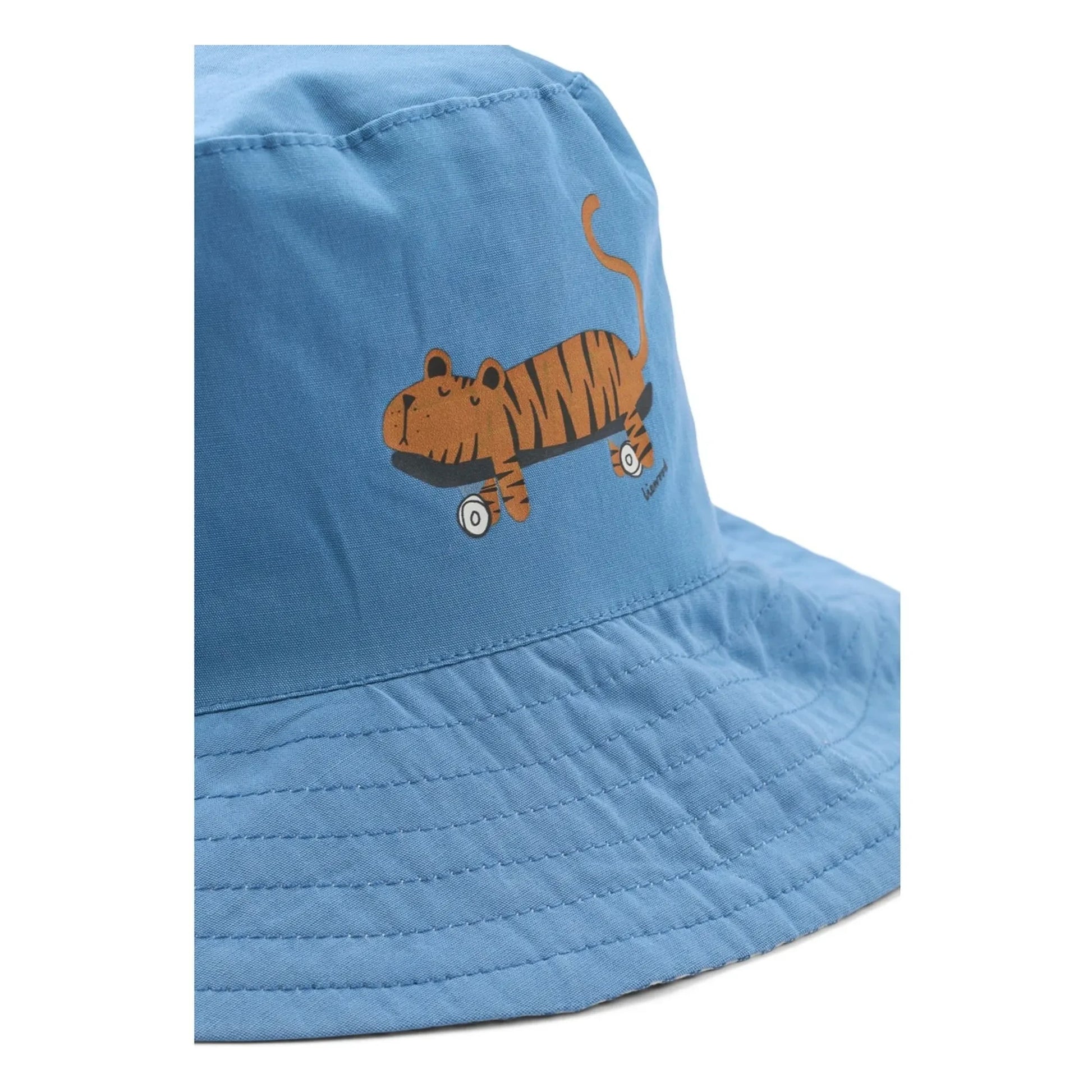 Liewood - Damon Reversible Bob Striped Organic Cotton | Blue