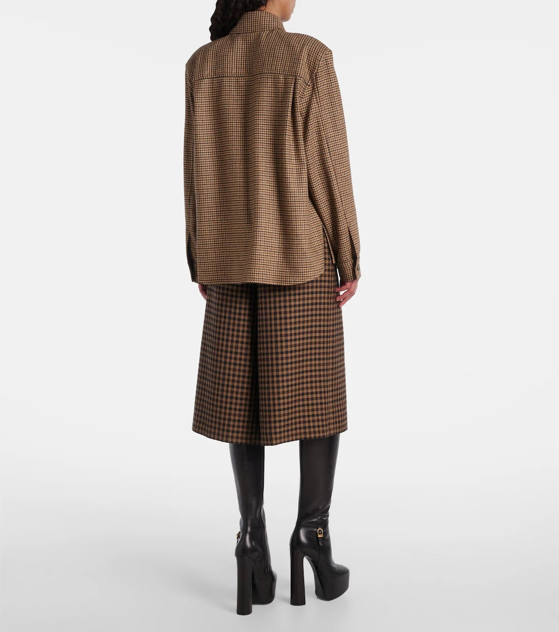 Saint Laurent - Houndstooth overshirt