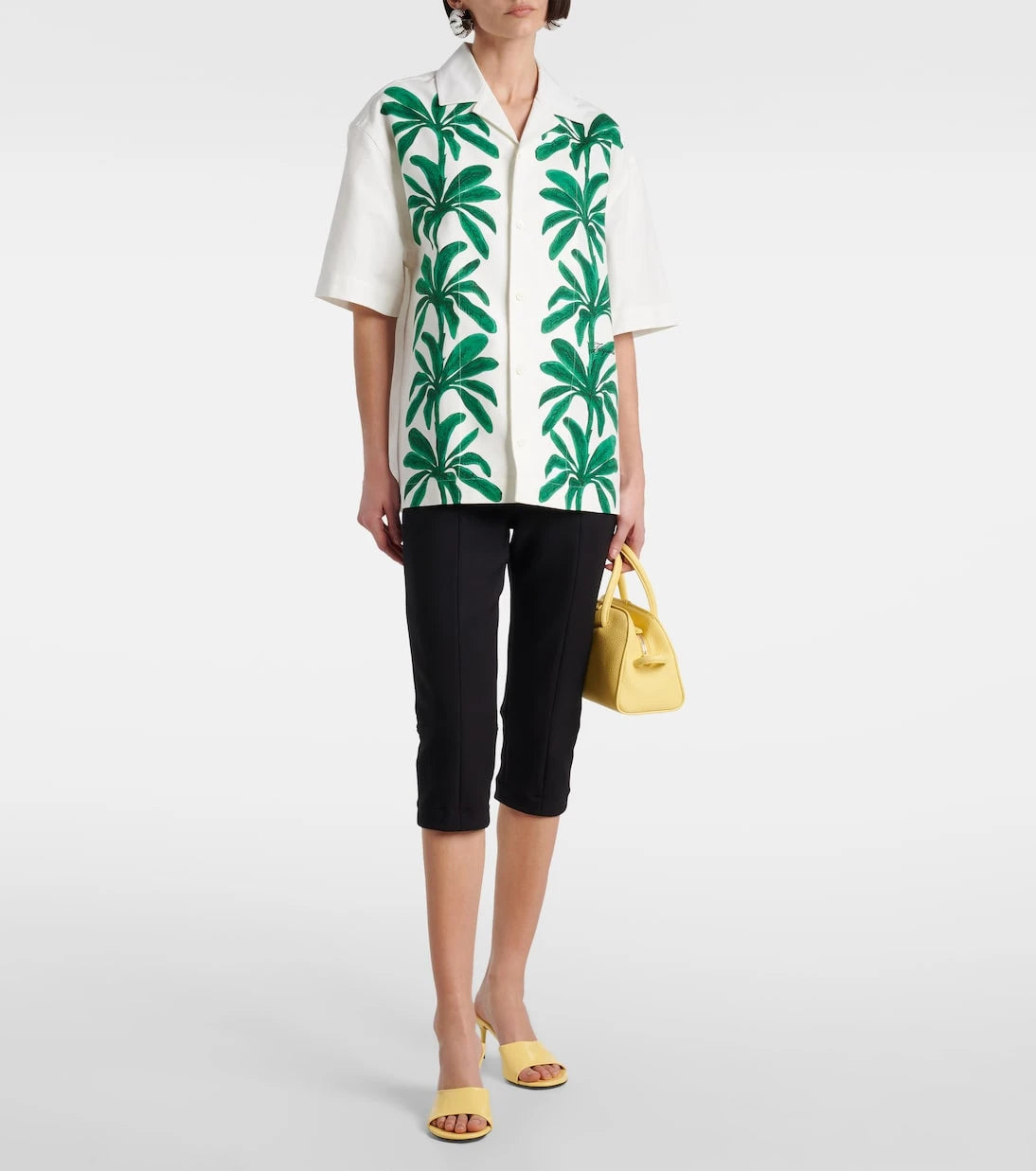 Jacquemus - قميص قطني بطبعة جينز