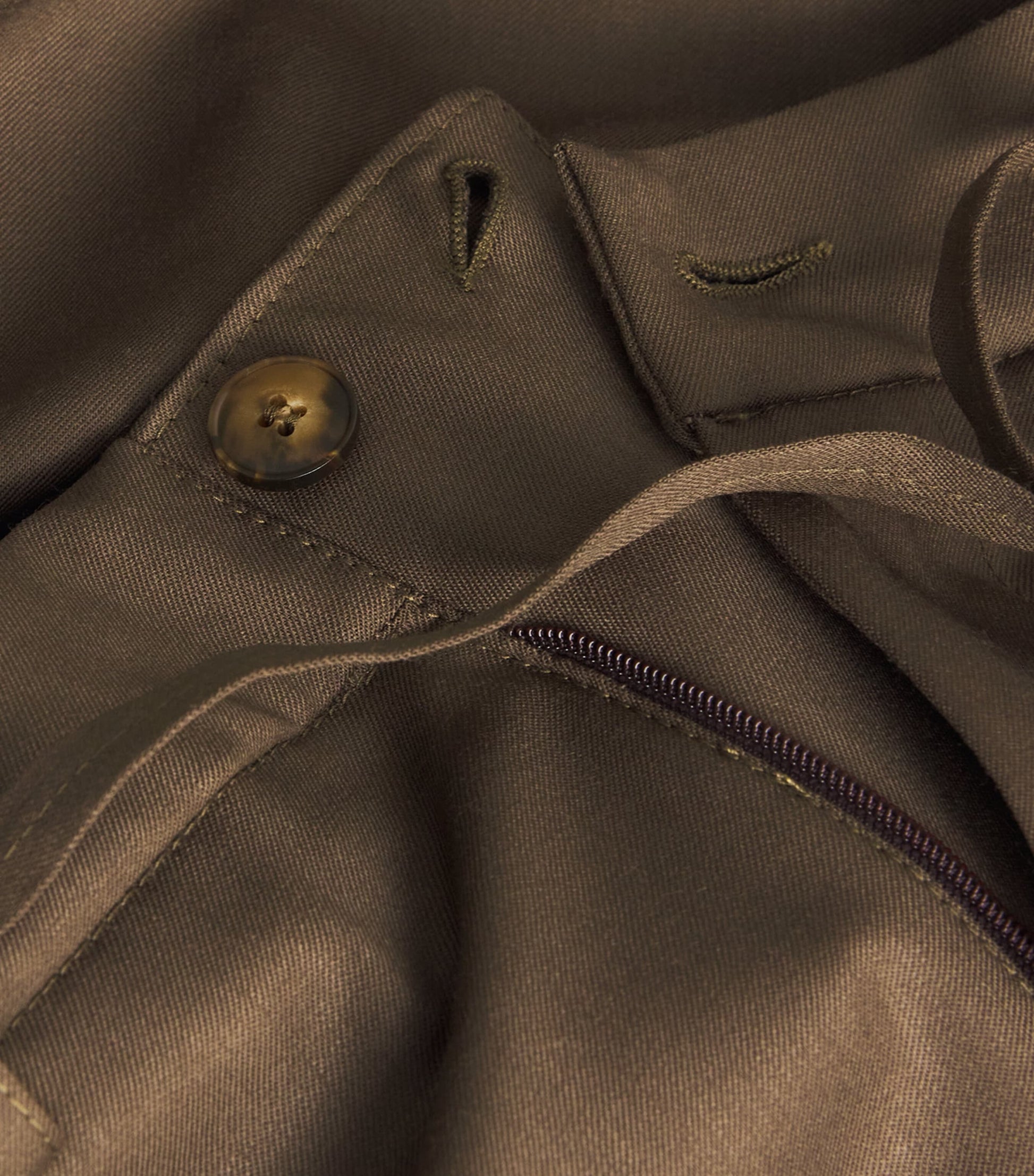 Stretch-Wool Drawstring Trousers