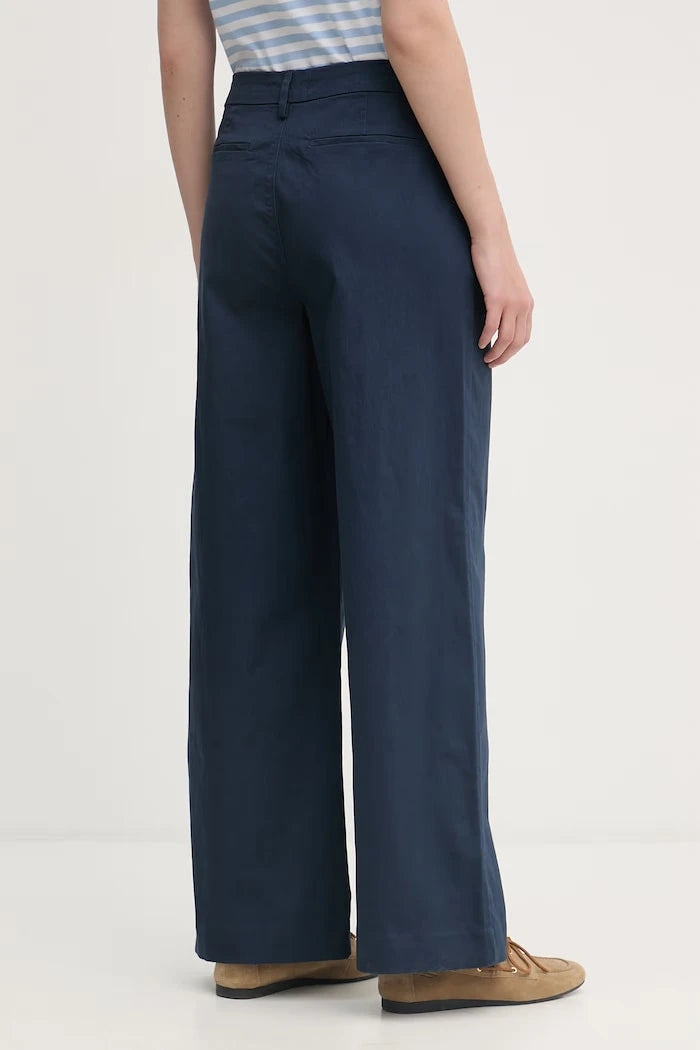 U.S. Polo Assn. Kadın Pamuklu Pantolon FULL LENGTH WIDE LEG