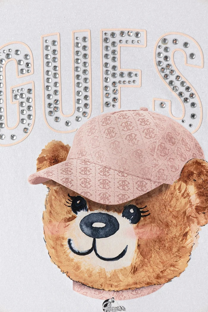 Guess Çocuklar için pamuklu elastanlı tişört