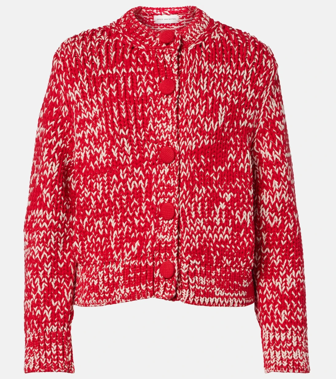 Dries Van Noten - سترة كارديغان من مزيج القطن
