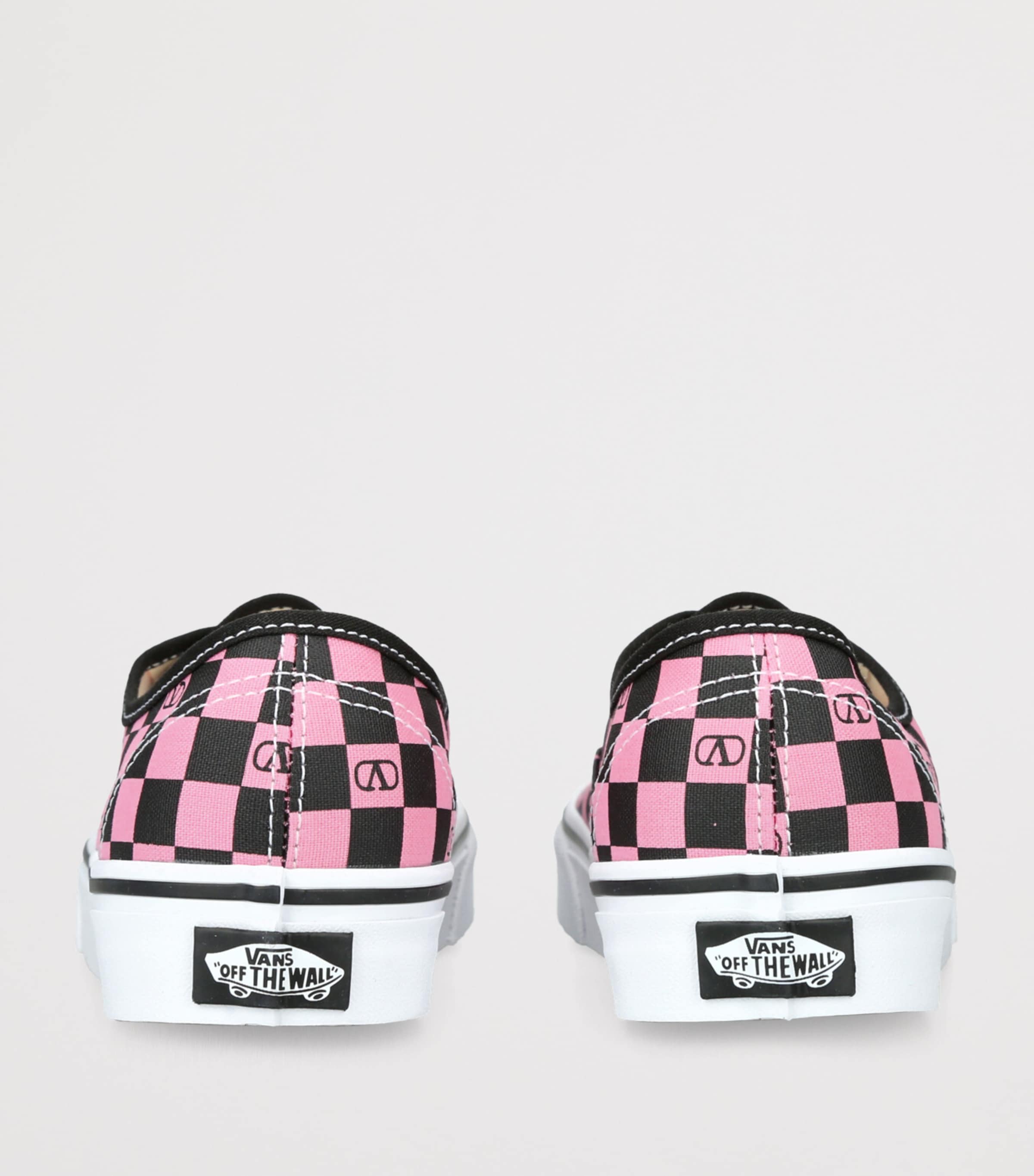 Valentino Garavani Pink x Vans Canvas Checkerboard Sneakers