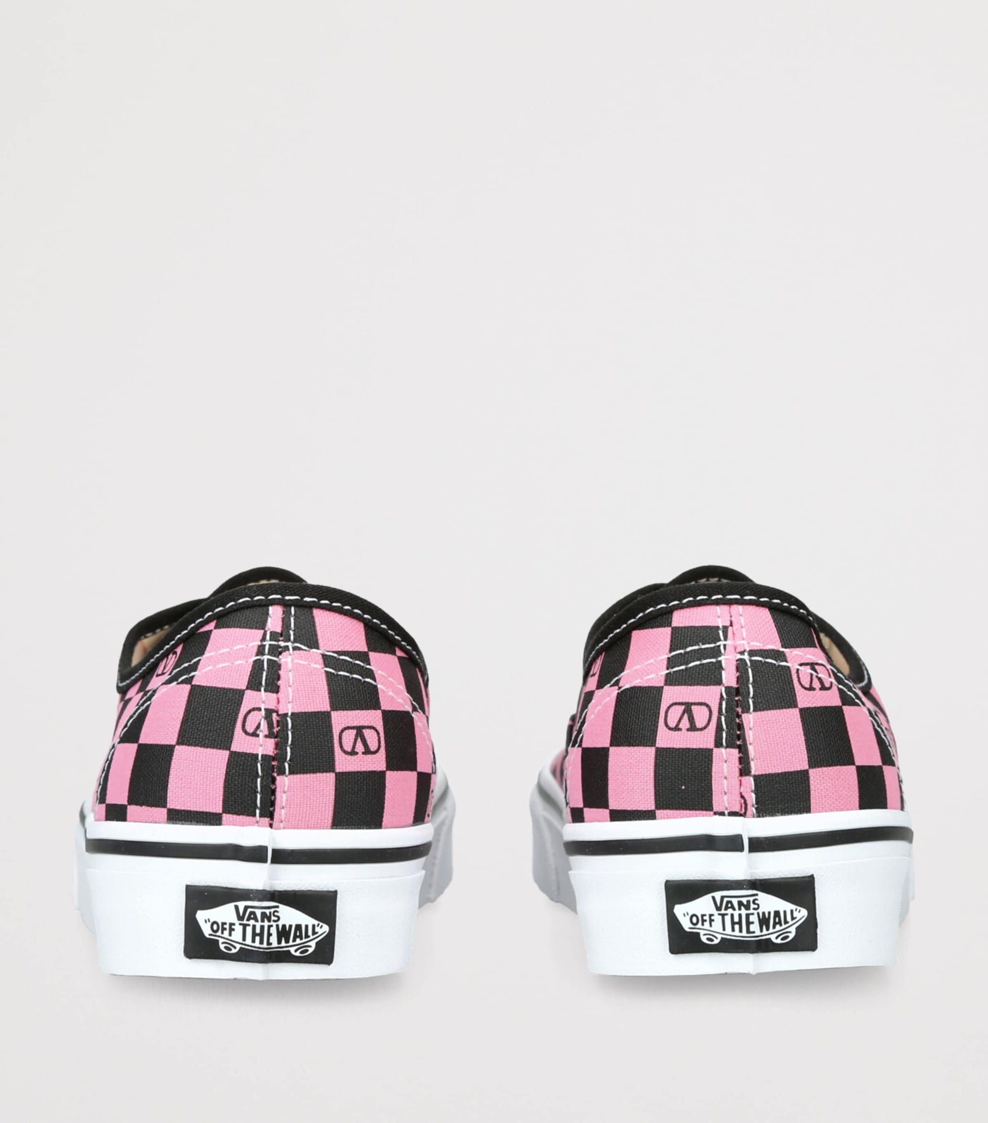 Valentino Garavani Pink x Vans Canvas Checkerboard Sneakers