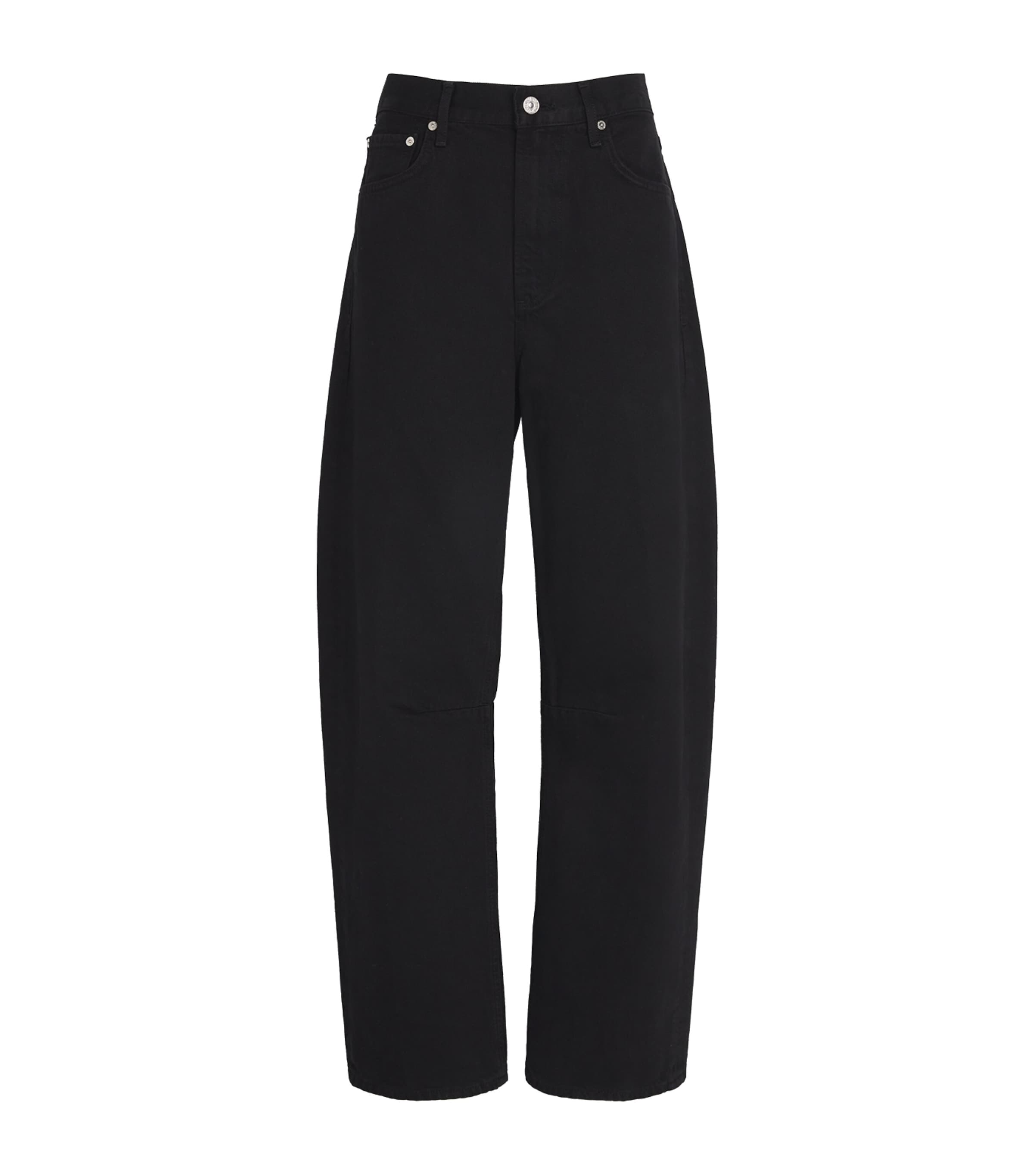 Citizens of Humanity Black Miro Long Relaxed Jeans