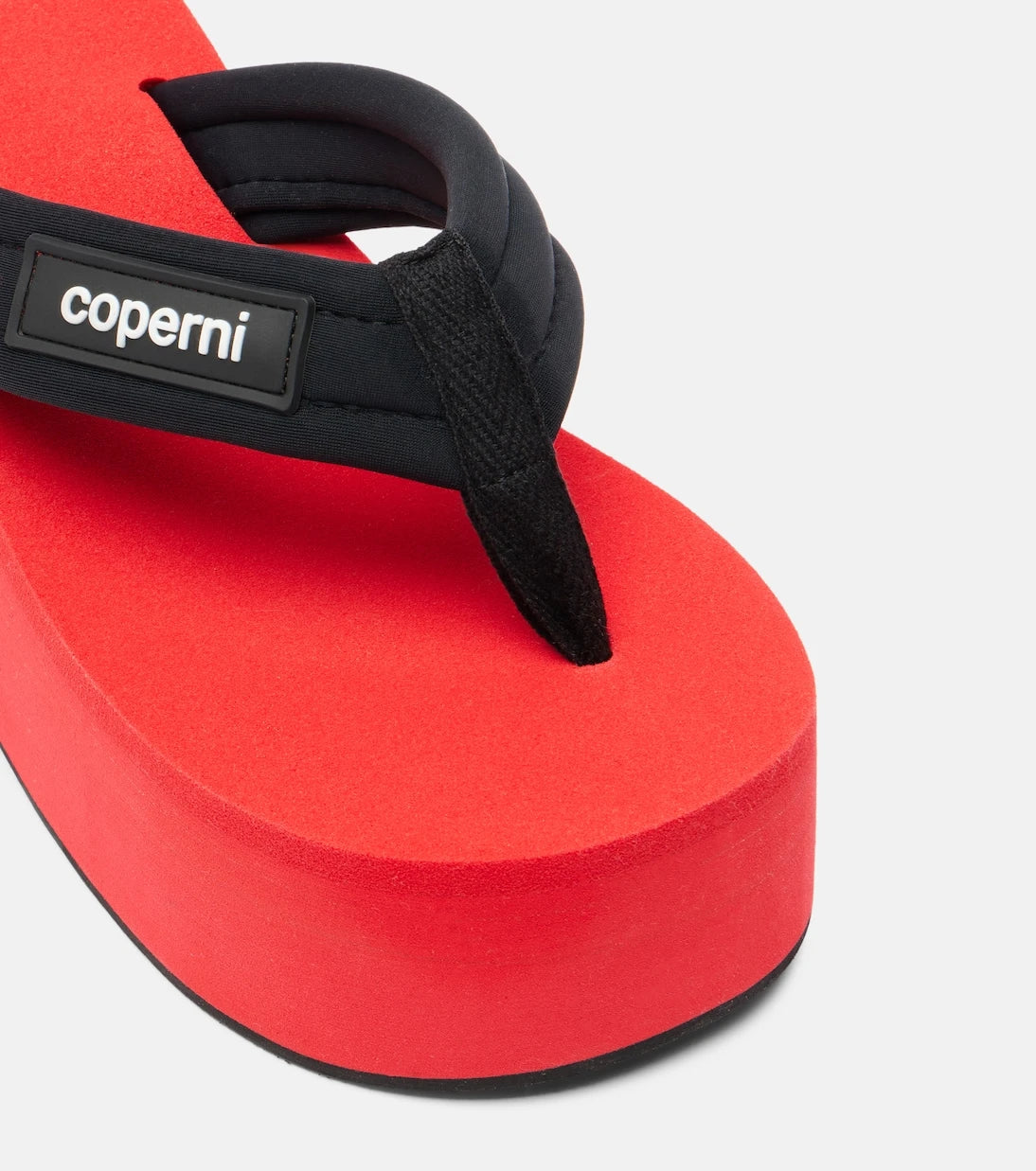 Coperni - Logo platform thong sandals