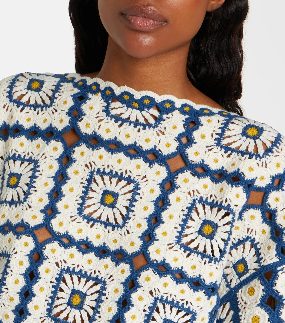 Alémais - Dolly crochet cotton romper
