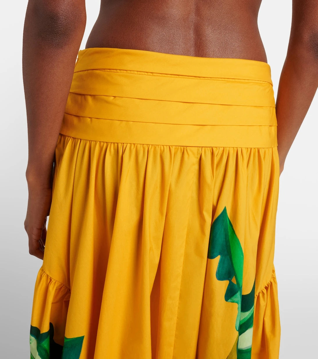 Alémais - Mokshini printed cotton poplin maxi skirt
