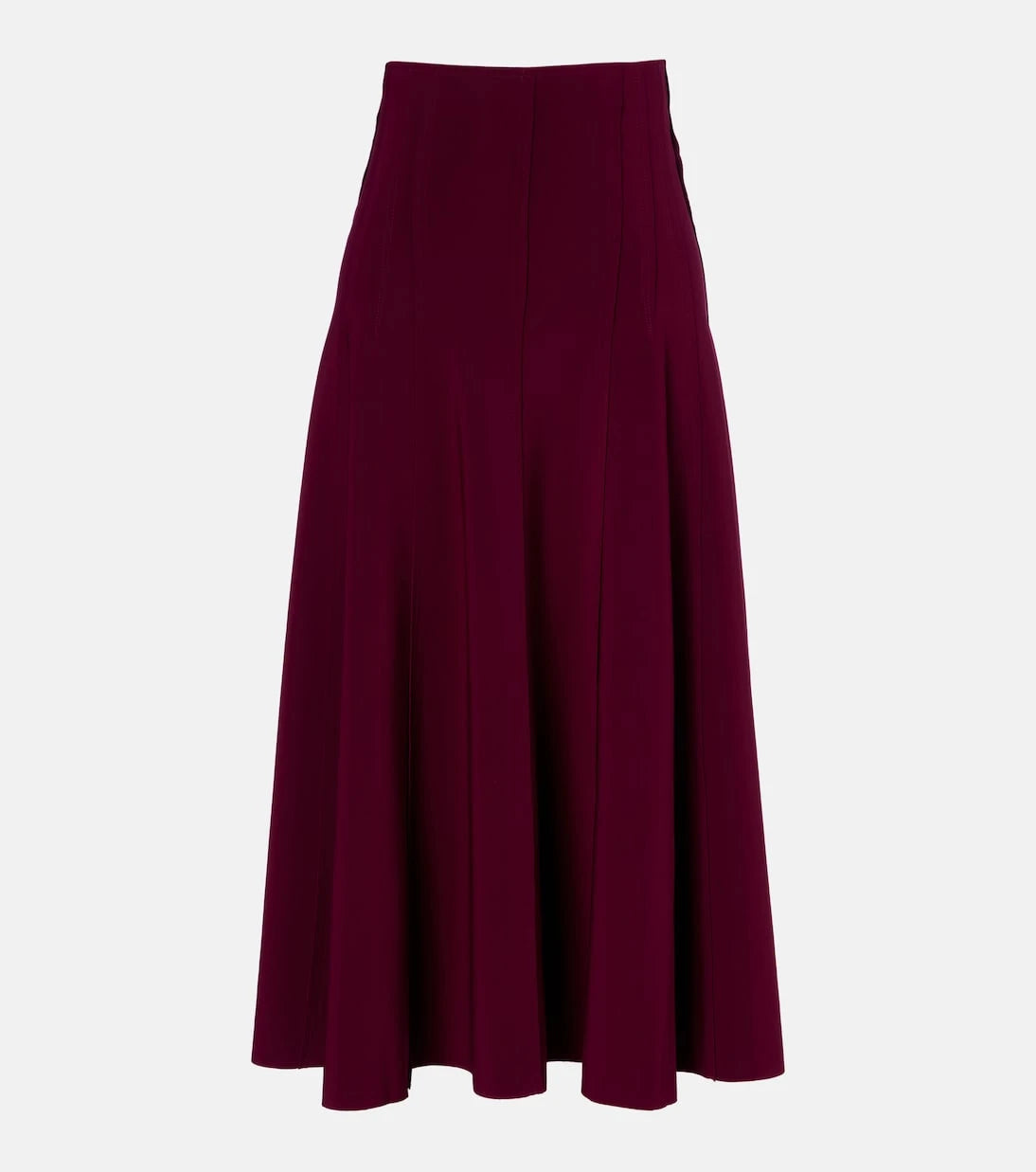 Norma Kamali - High-rise midi skirt