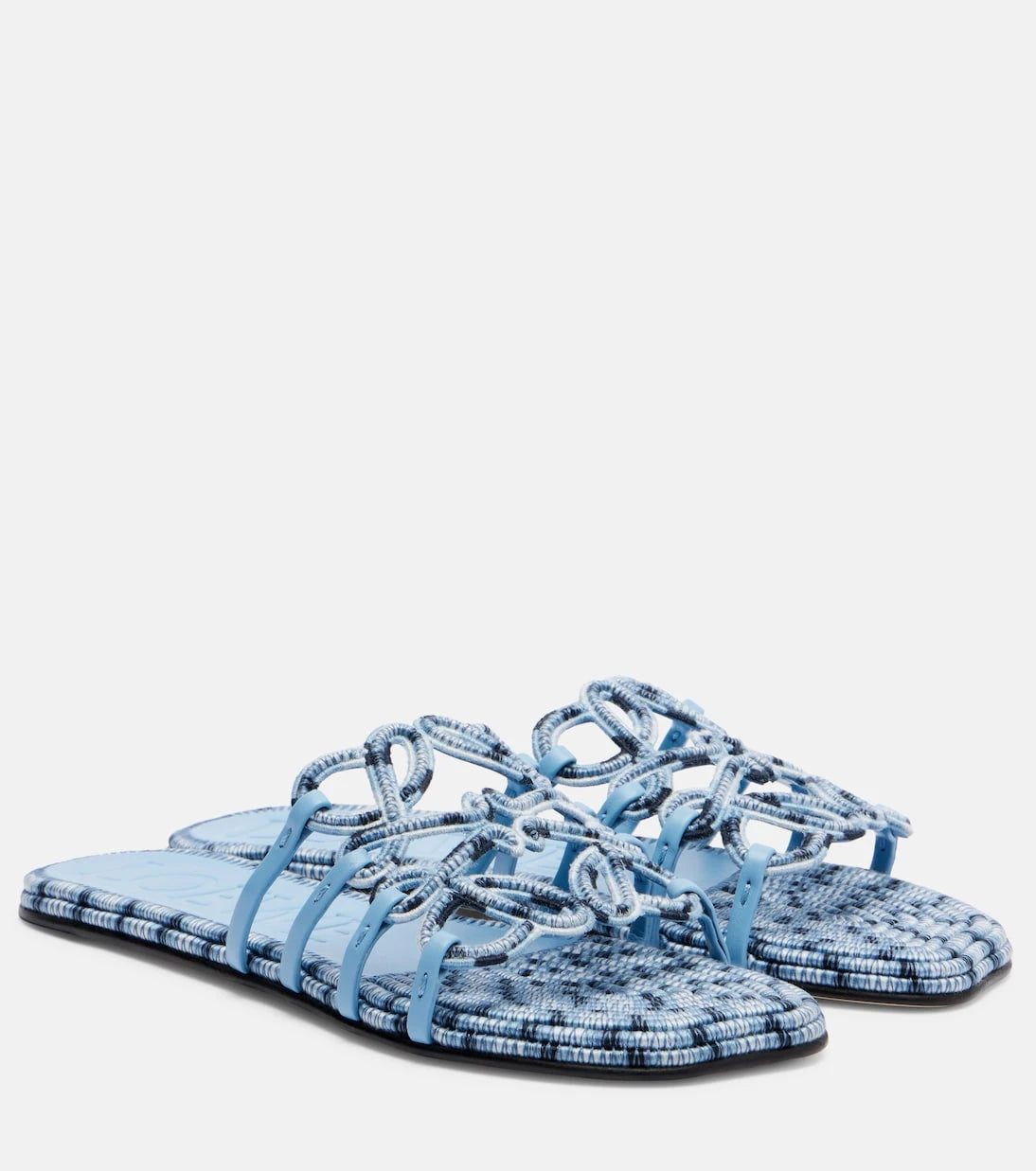 Loewe - Paula's Ibiza Petal Anagram canvas slides