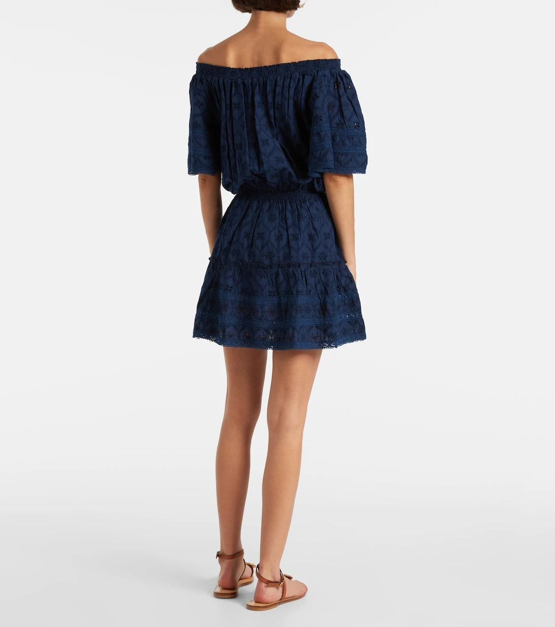 Melissa Odabash - Micha broderie anglaise cotton minidress