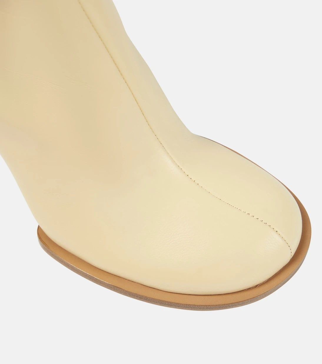 Jacquemus - Les Bottines Rond Carré leather ankle boots