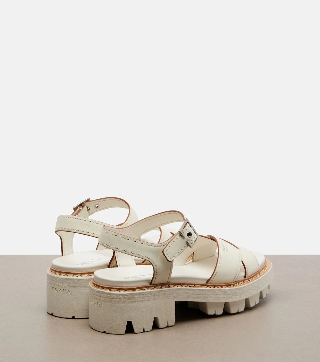 Prada - Leather sandals