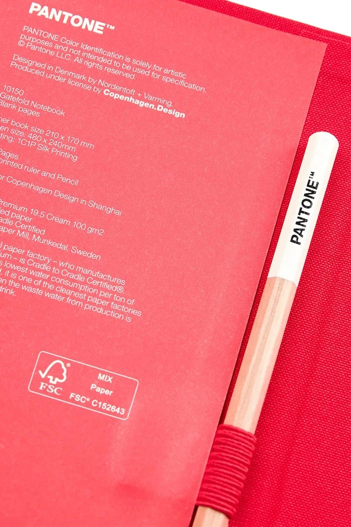 Pantone Тетрадка с молив