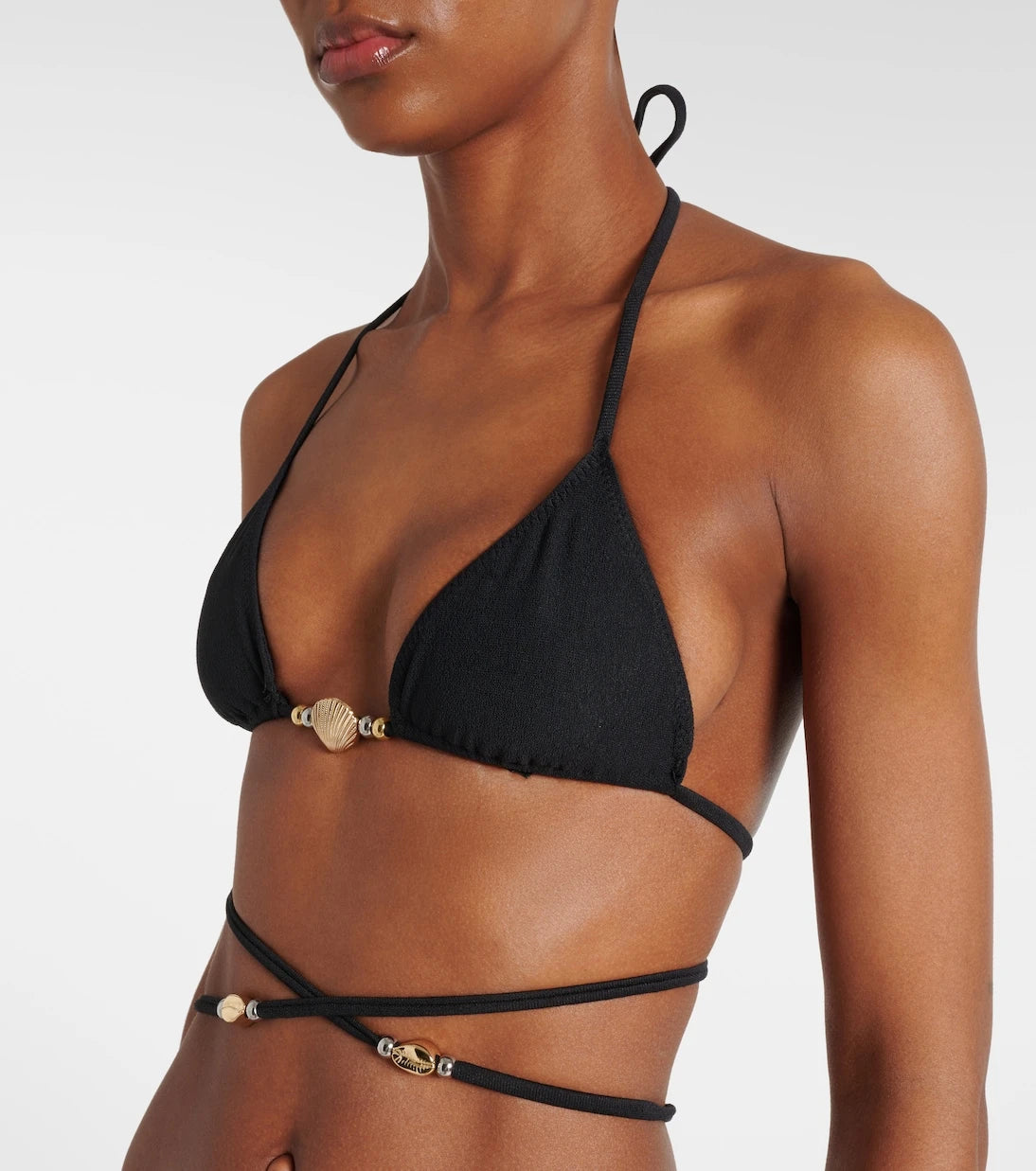 Same - Embellished bikini top