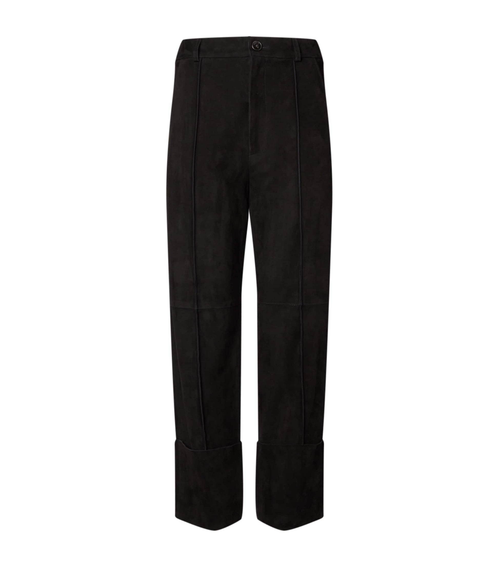 Aeron Black Suede Wenders Trousers