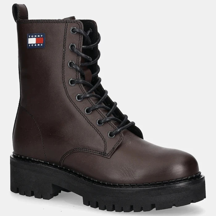 Tommy Jeans TJW URBAN LACE UP BOOT Deri Postal