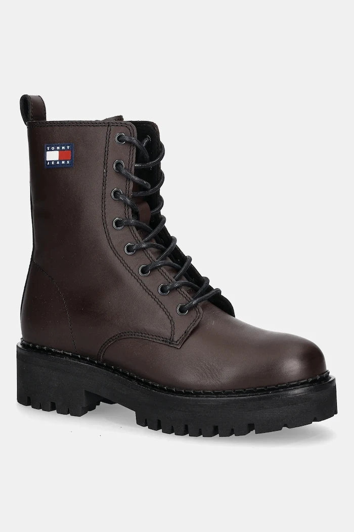 Tommy Jeans TJW URBAN LACE UP BOOT Deri Postal