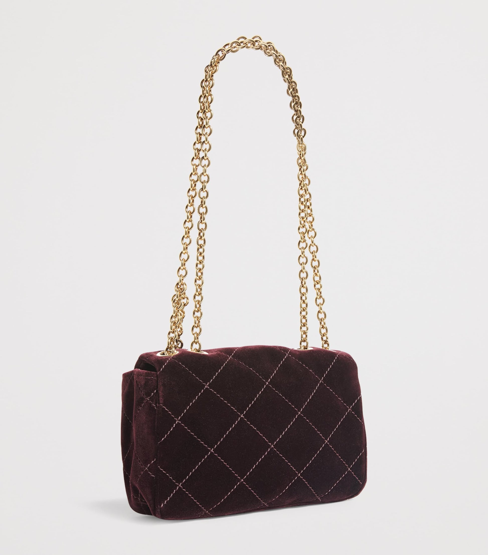 Chloé Small Velvet Heritage Shoulder Bag