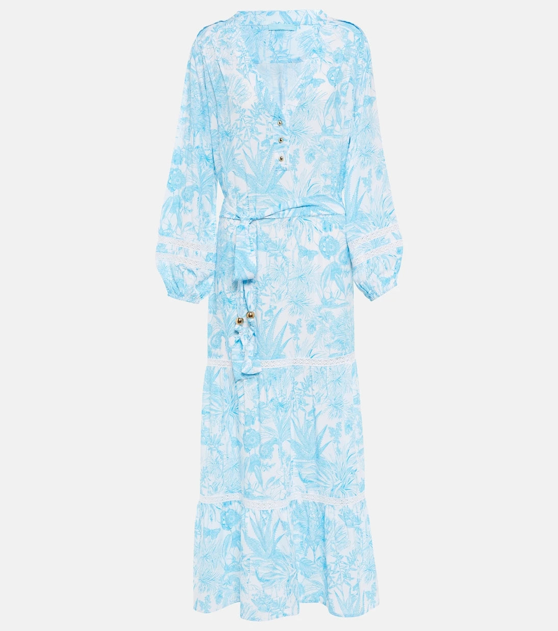 Melissa Odabash - Wisteria printed maxi dress