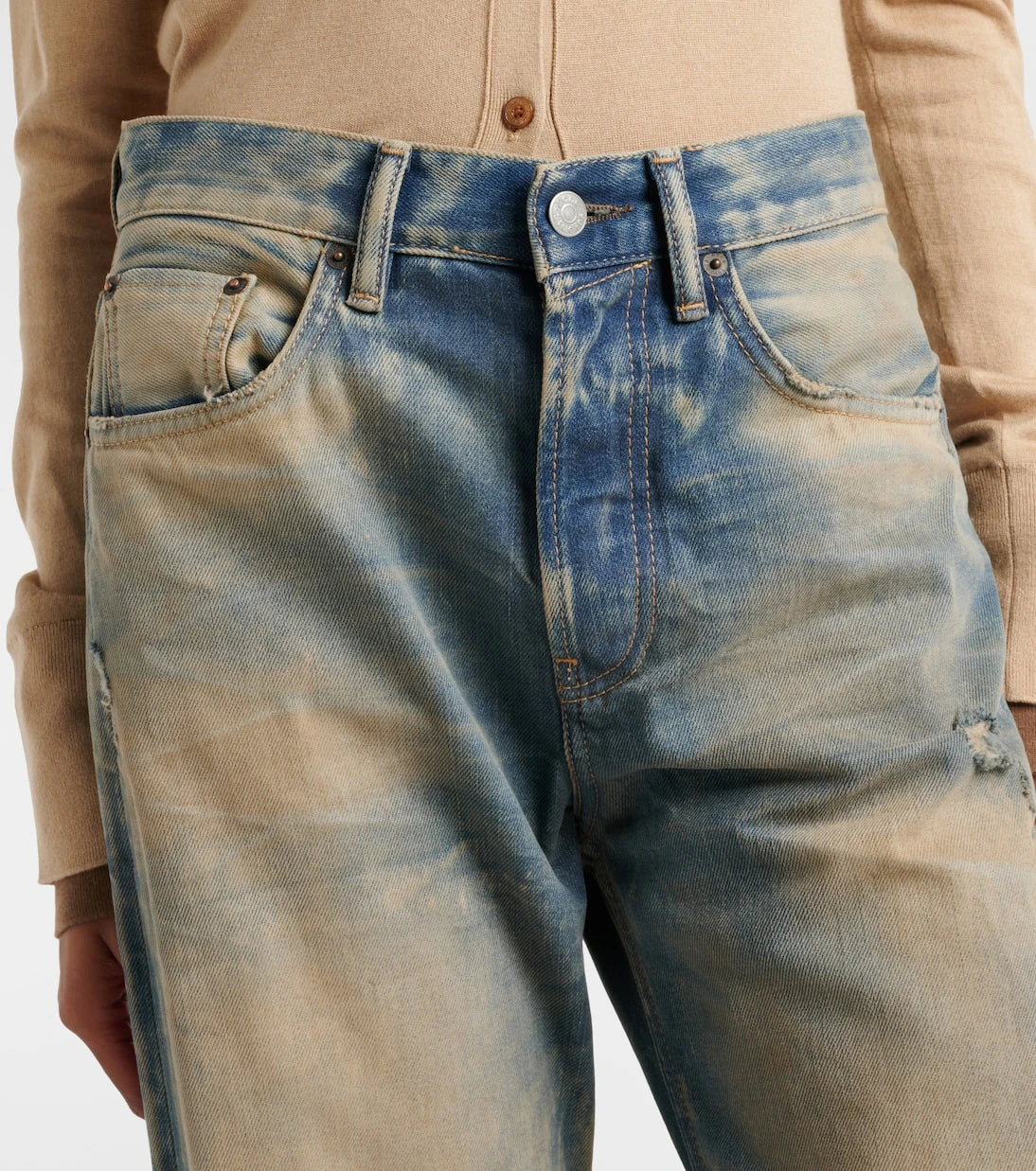 Acne Studios - 2021 high-rise wide-leg jeans