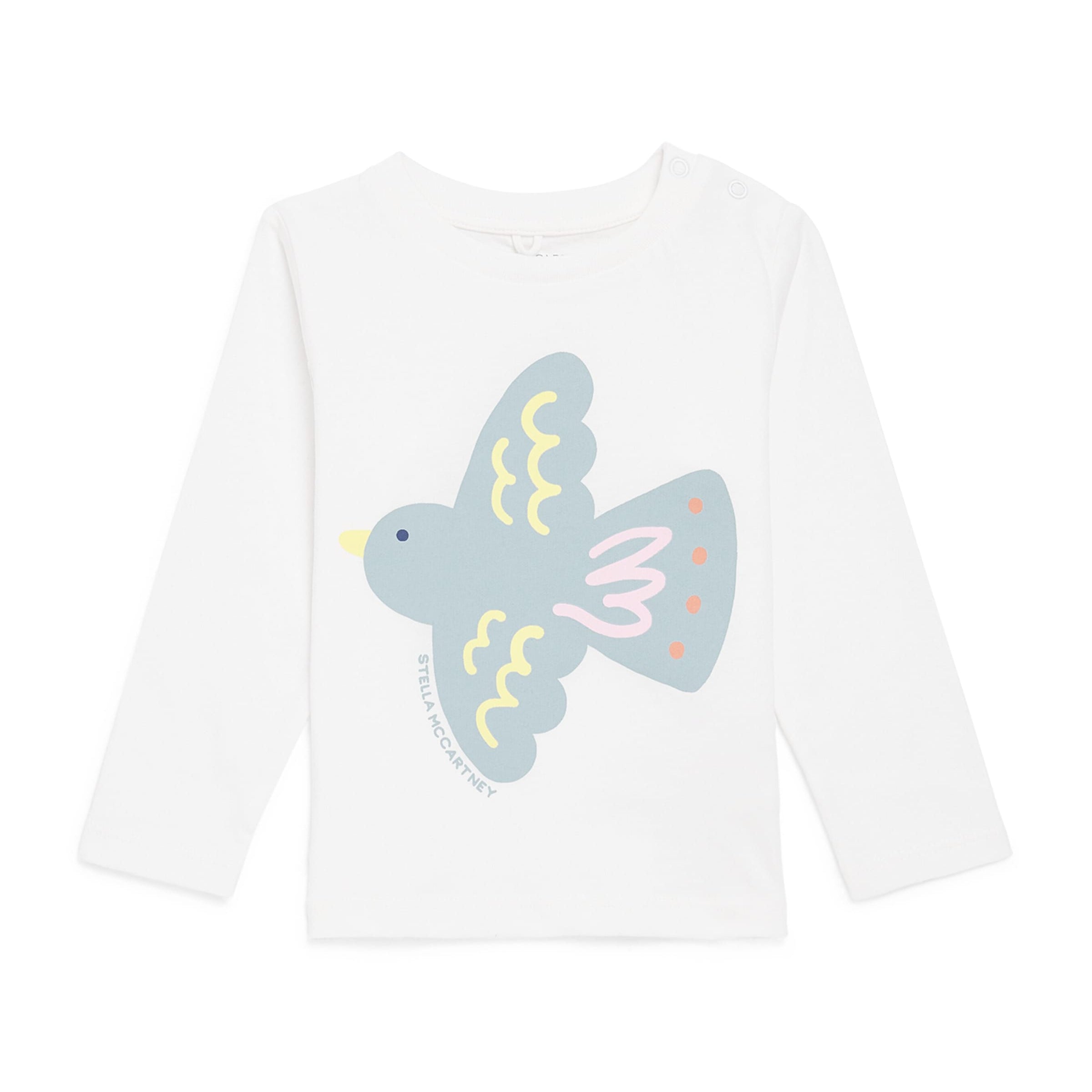 Stella McCartney Kids Long-Sleeve Blue Bird T-Shirt (3-36 Months)