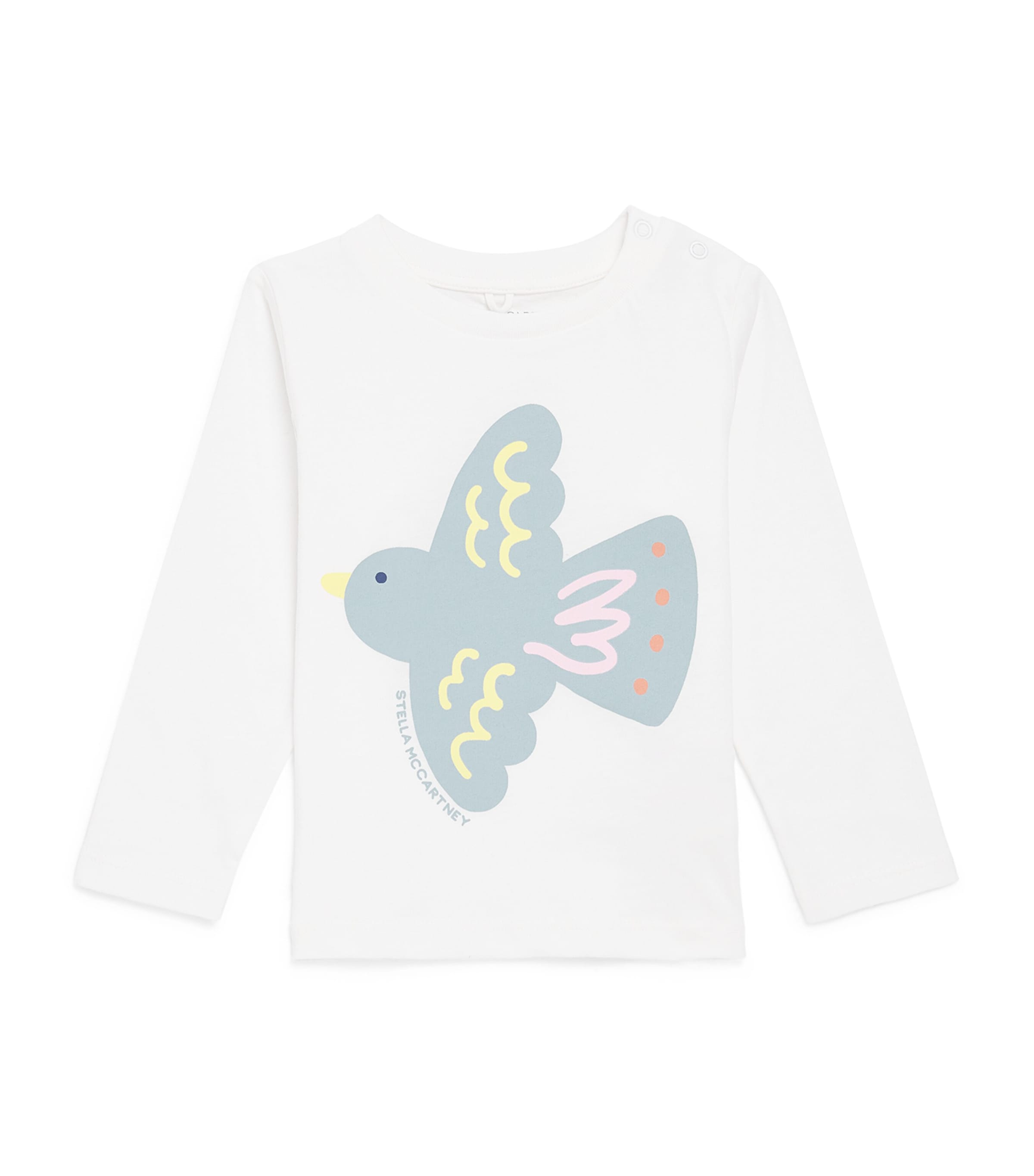 Stella McCartney Kids Long-Sleeve Blue Bird T-Shirt (3-36 Months)