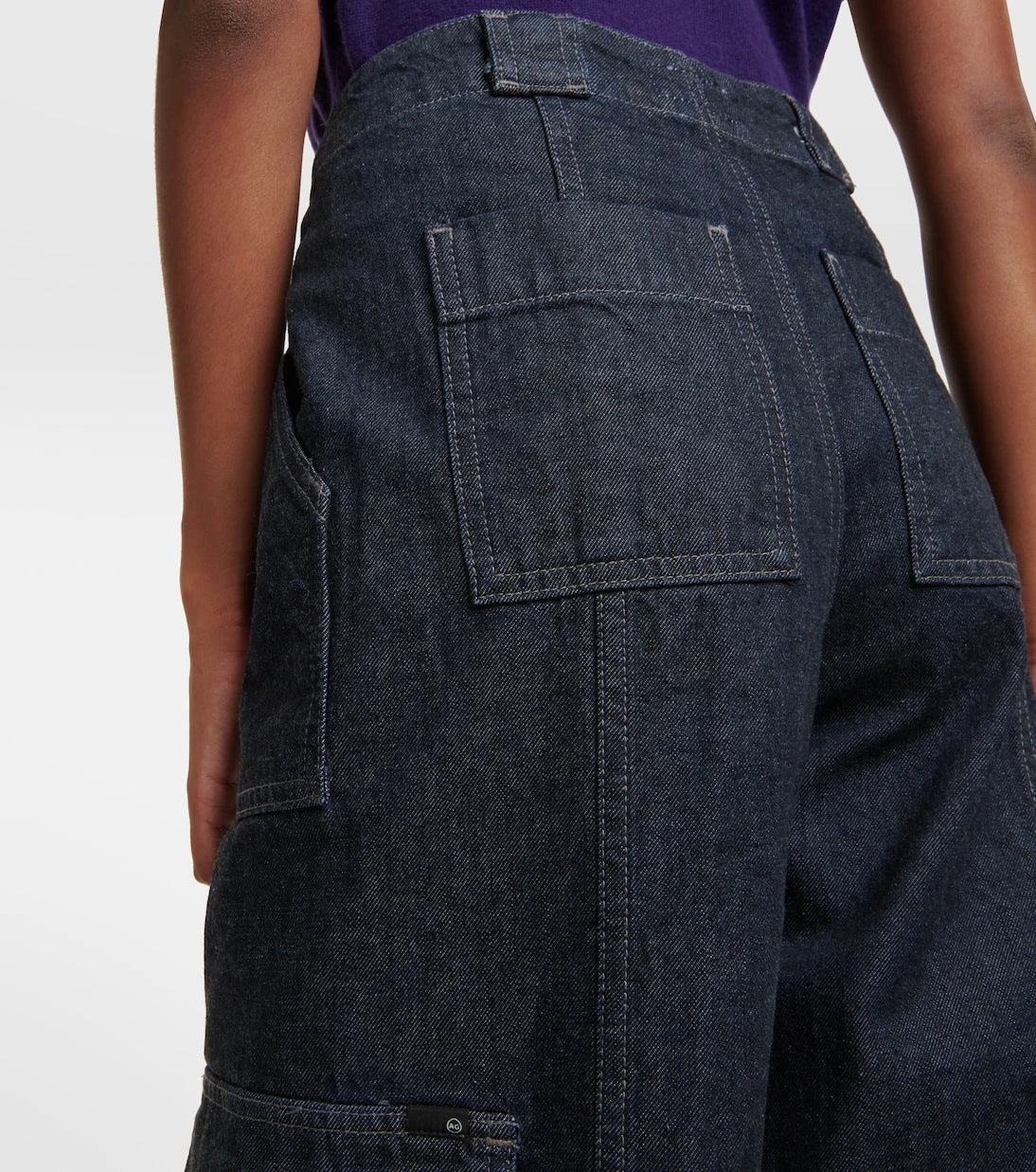 AG Jeans - x EmRata Amia high-rise cargo jeans