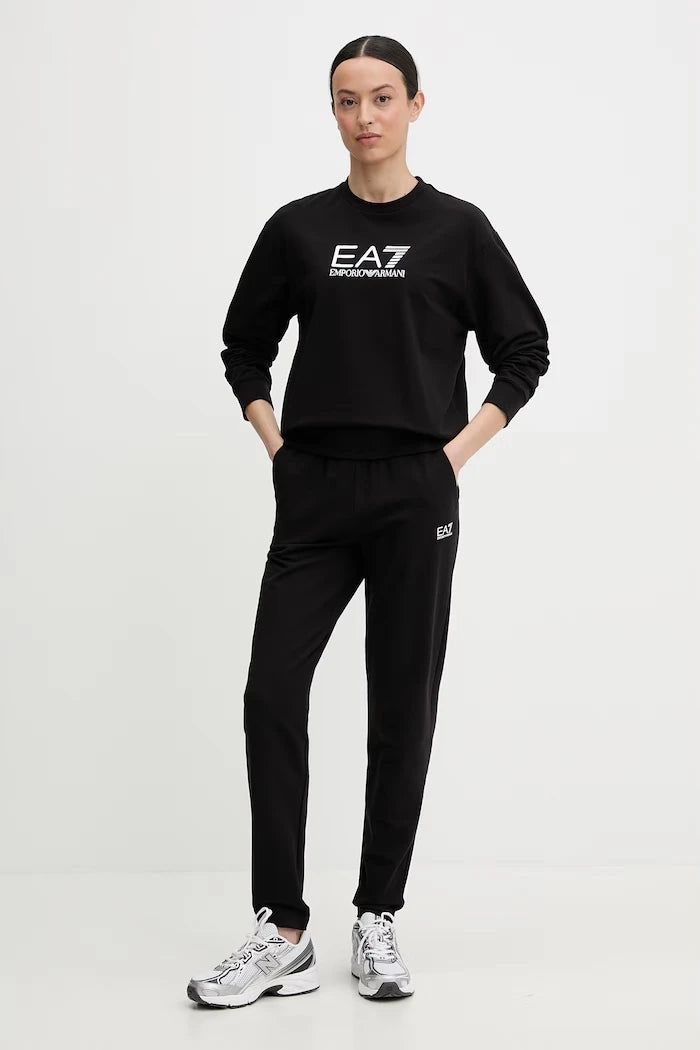 EA7 Emporio Armani pamuk ve elastan kadın eşofman takımı