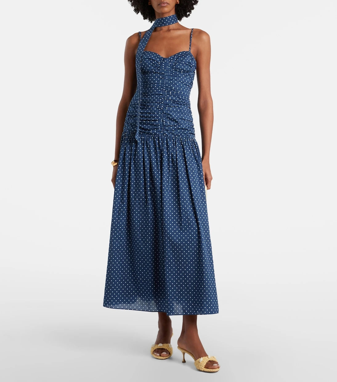 Posse - Edie polka-dot midi dress