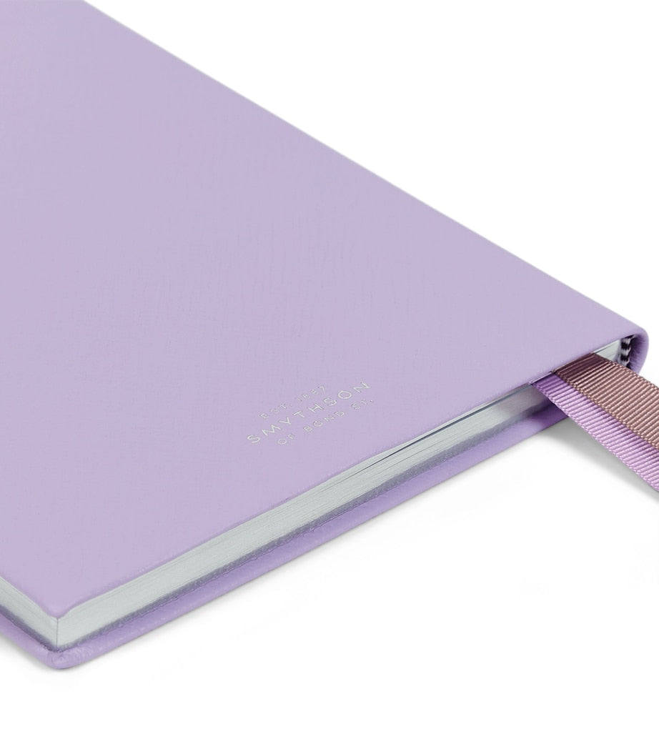 Leather Soho A5 2026 Diary LILAC