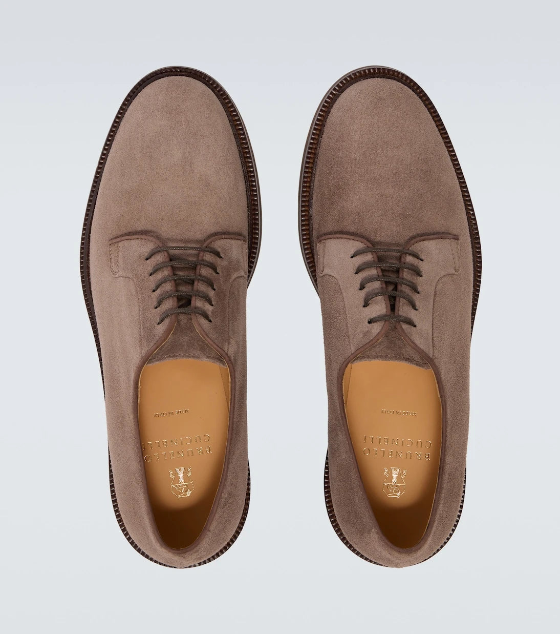 Brunello Cucinelli - Suede Derby shoes