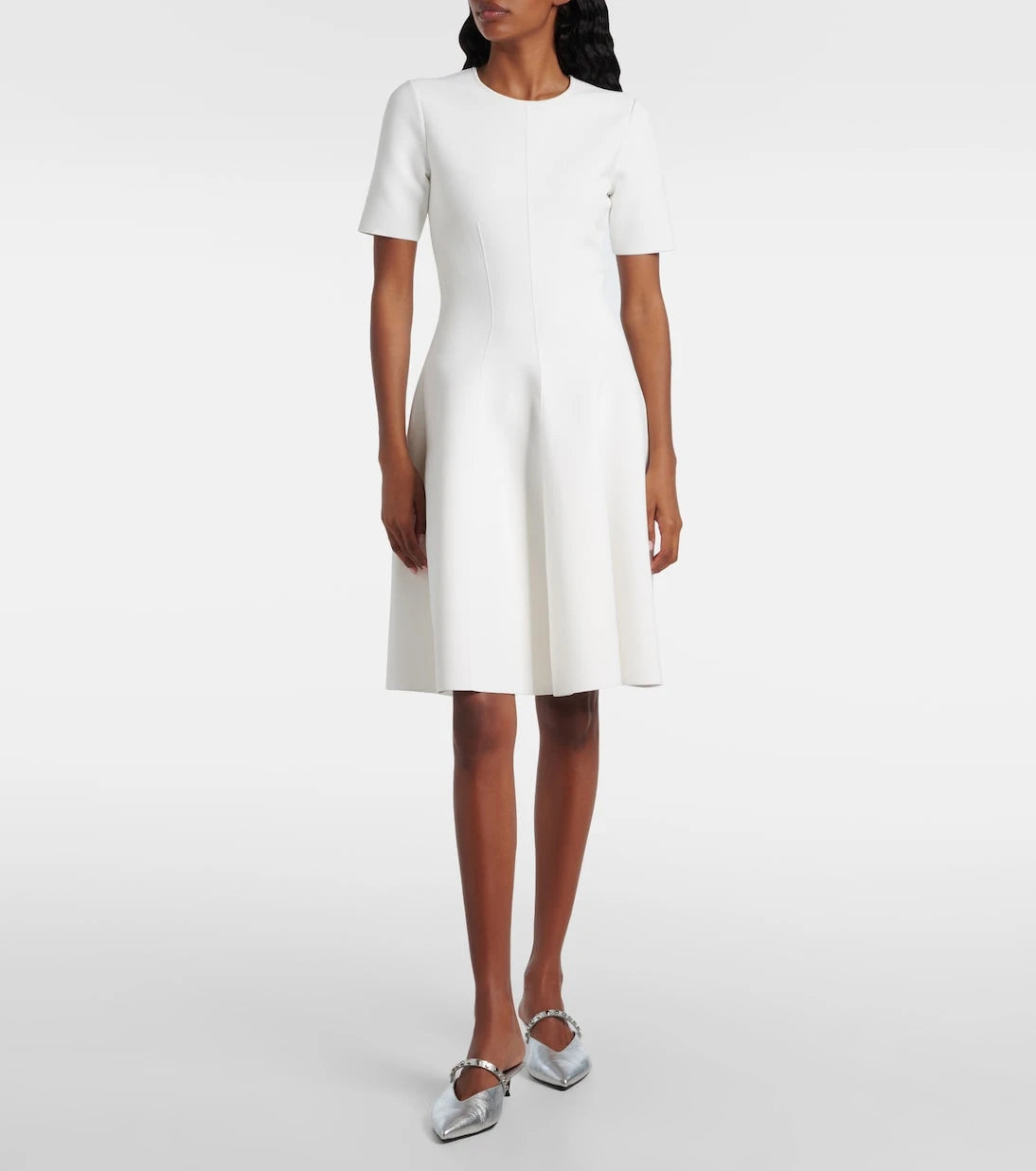 McQueen - Jersey minidress